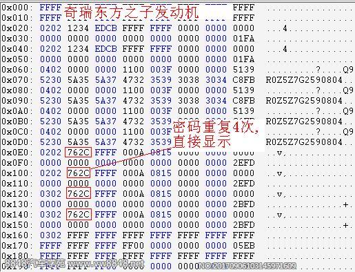 东方之子发动机密码